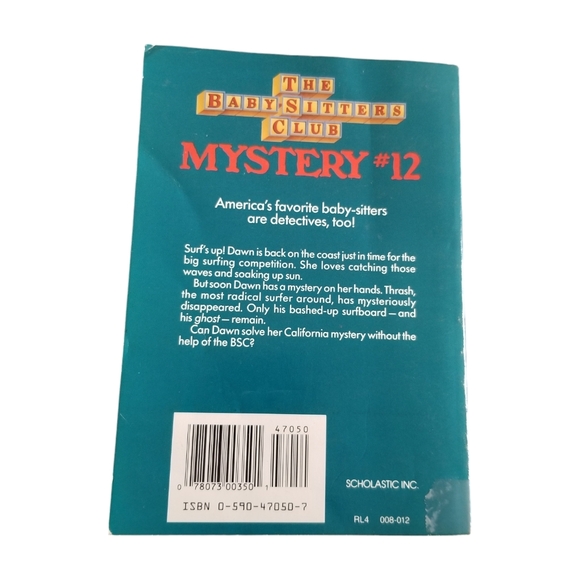 Vintage Baby-Sitters Club Mystery #12 - Picture 2 of 4